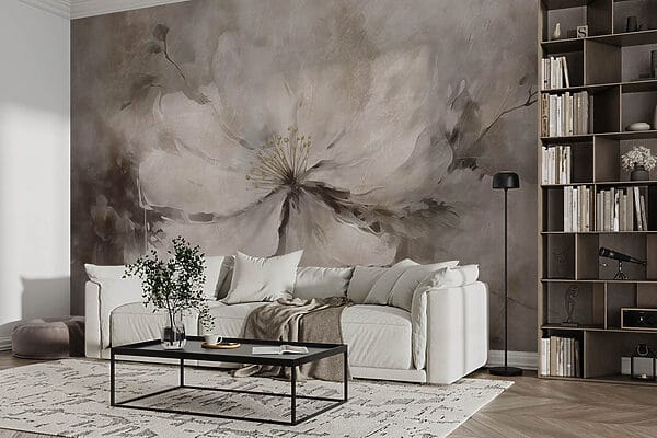 Peinture d'une fleur blanche Peinture d'une fleur blanche