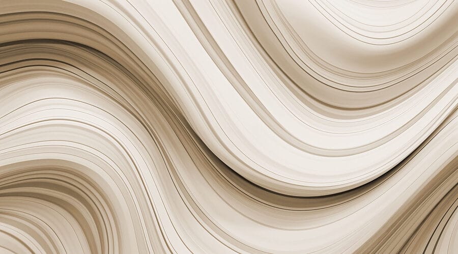 Des lignes fluides dans des tons neutres et doux