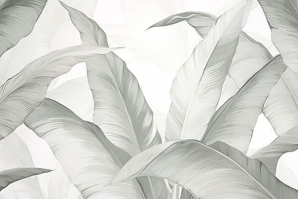 Feuilles douces et fluides dans des teintes douces Feuilles douces et fluides dans des teintes douces