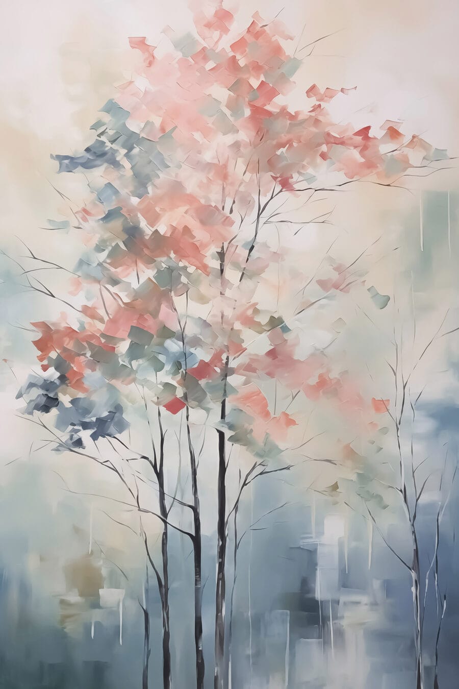 Peinture d'un arbre