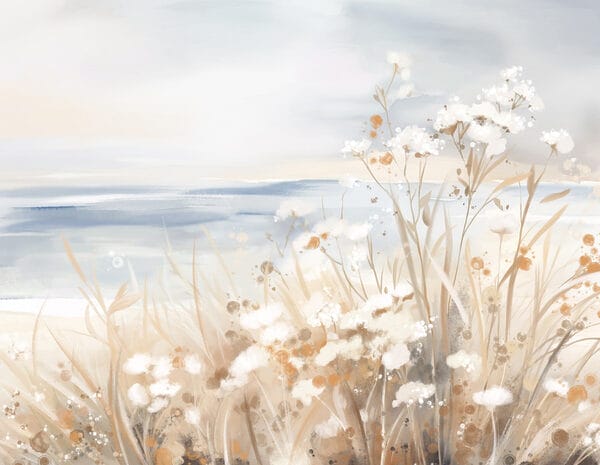 Peinture de fleurs et d'herbe Peinture de fleurs et d'herbe