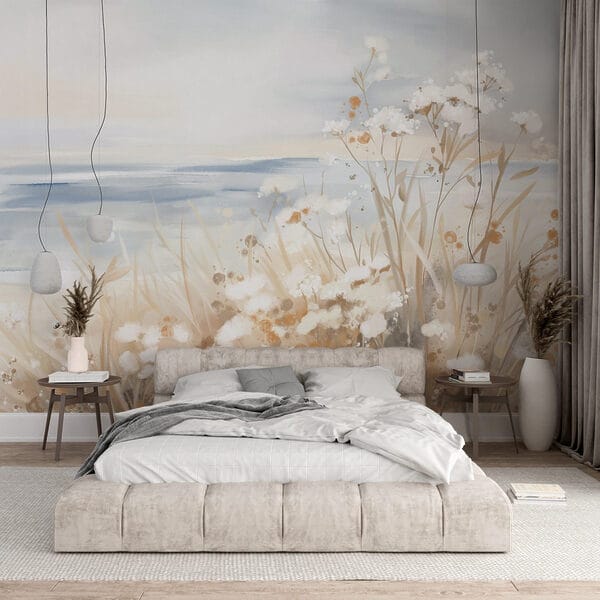 Peinture de fleurs et d'herbe Peinture de fleurs et d'herbe