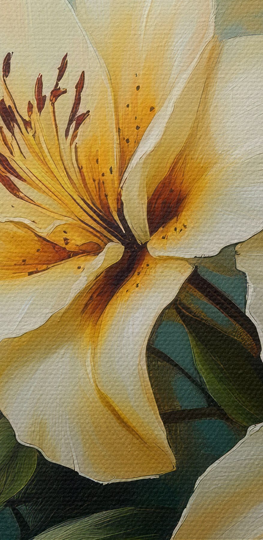 Groupe de fleurs blanches