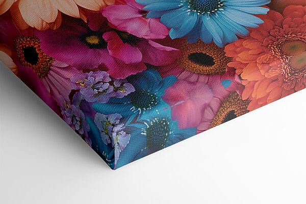 Femme avec des fleurs autour du visage Femme avec des fleurs autour du visage