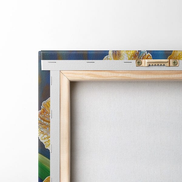 Fleur jaune et bleue Fleur jaune et bleue