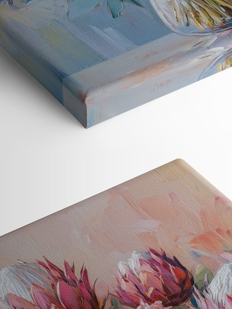 Peinture d'un bouquet de fleurs