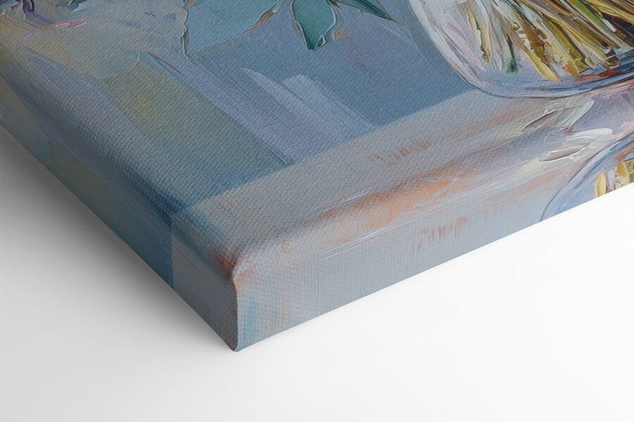 Peinture d'un bouquet de fleurs