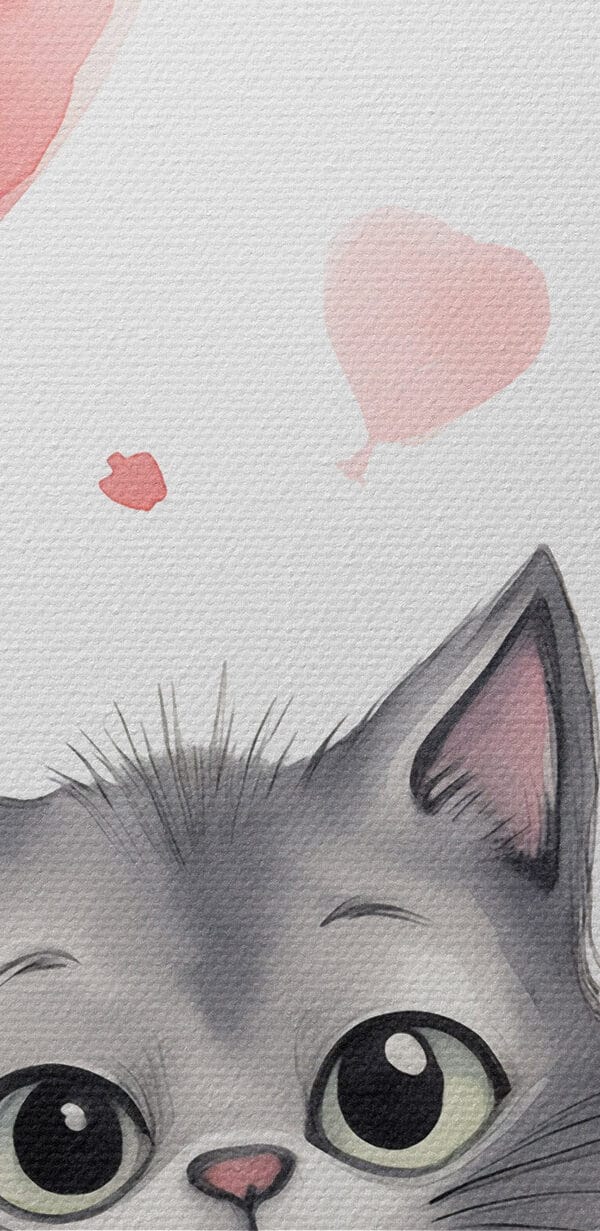 Chat tenant des ballons Chat tenant des ballons