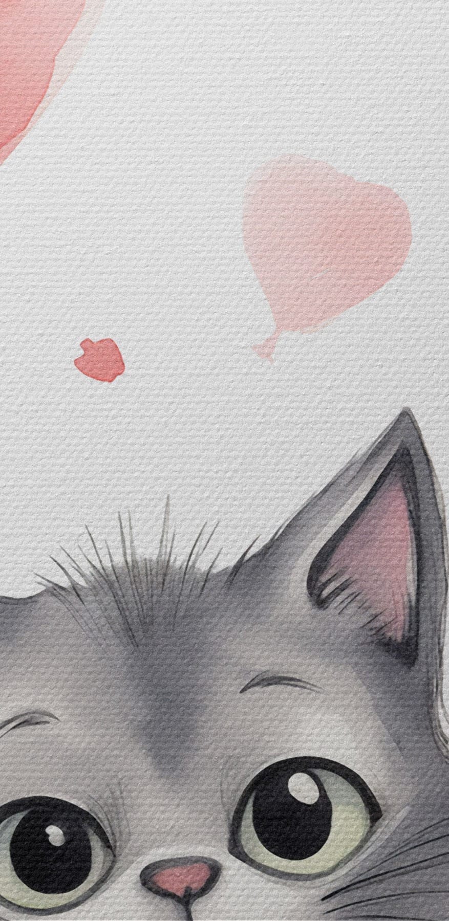 Chat tenant des ballons