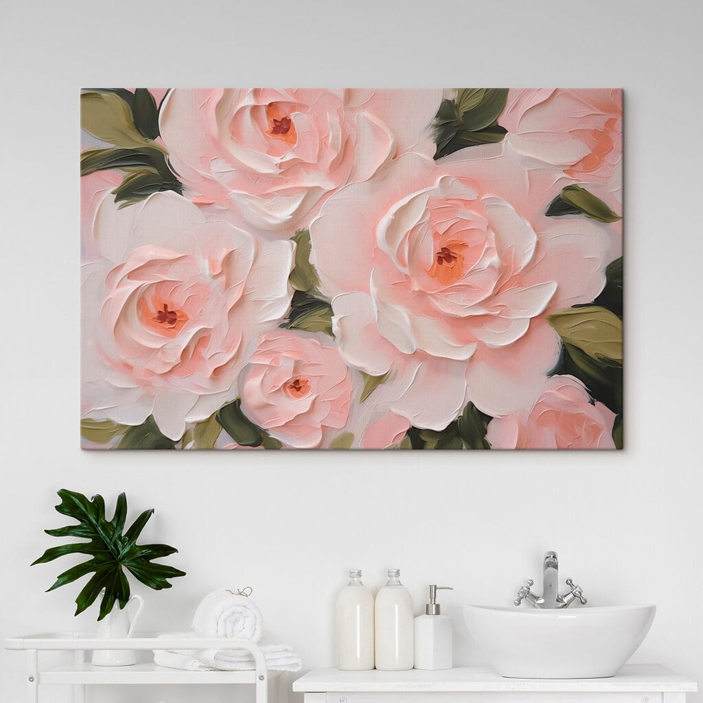 Soft petals in gentle hues