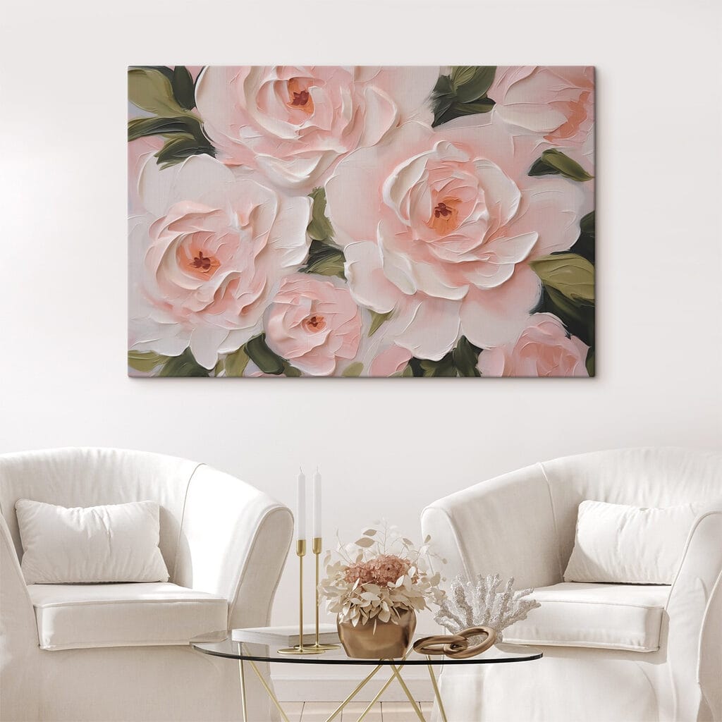 Soft petals in gentle hues