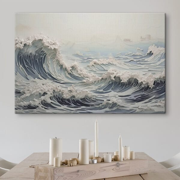 Grandes vagues dans l'océan Grandes vagues dans l'océan