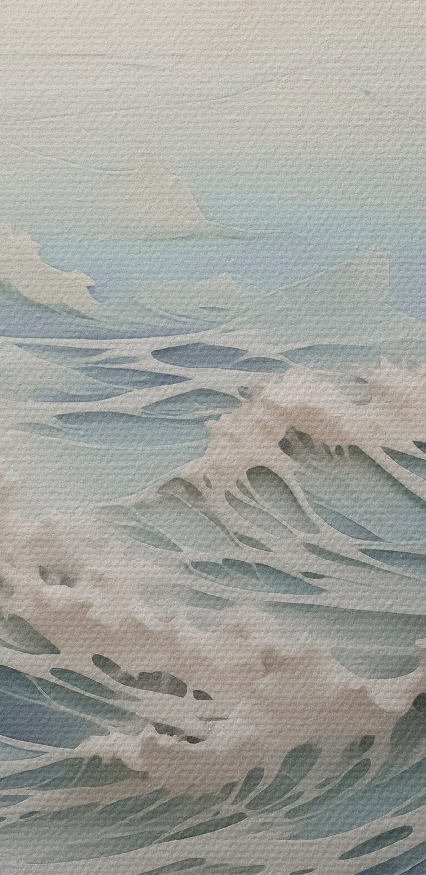 Grandes vagues dans l'océan