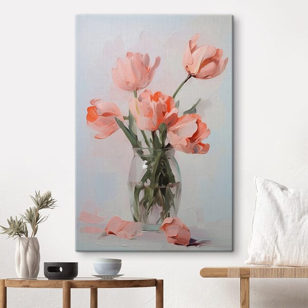 Vase de fleurs roses Vase de fleurs roses