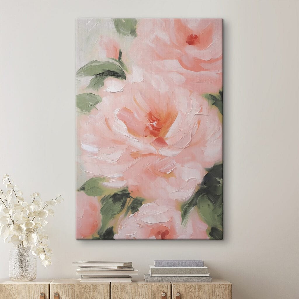 Delicate pink blossoms in full bloom Delicate pink blossoms in full bloom