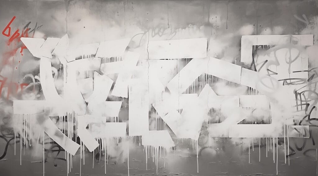 White paint on a wall White paint on a wall