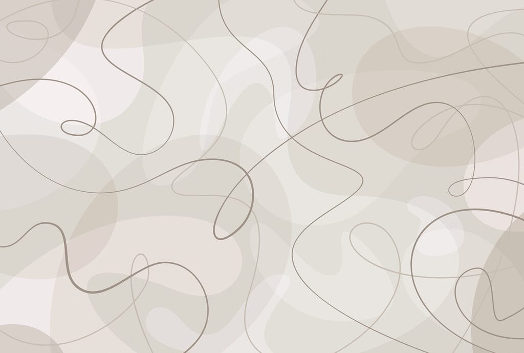 Tourbillons blancs et bruns sur fond blanc Tourbillons blancs et bruns sur fond blanc