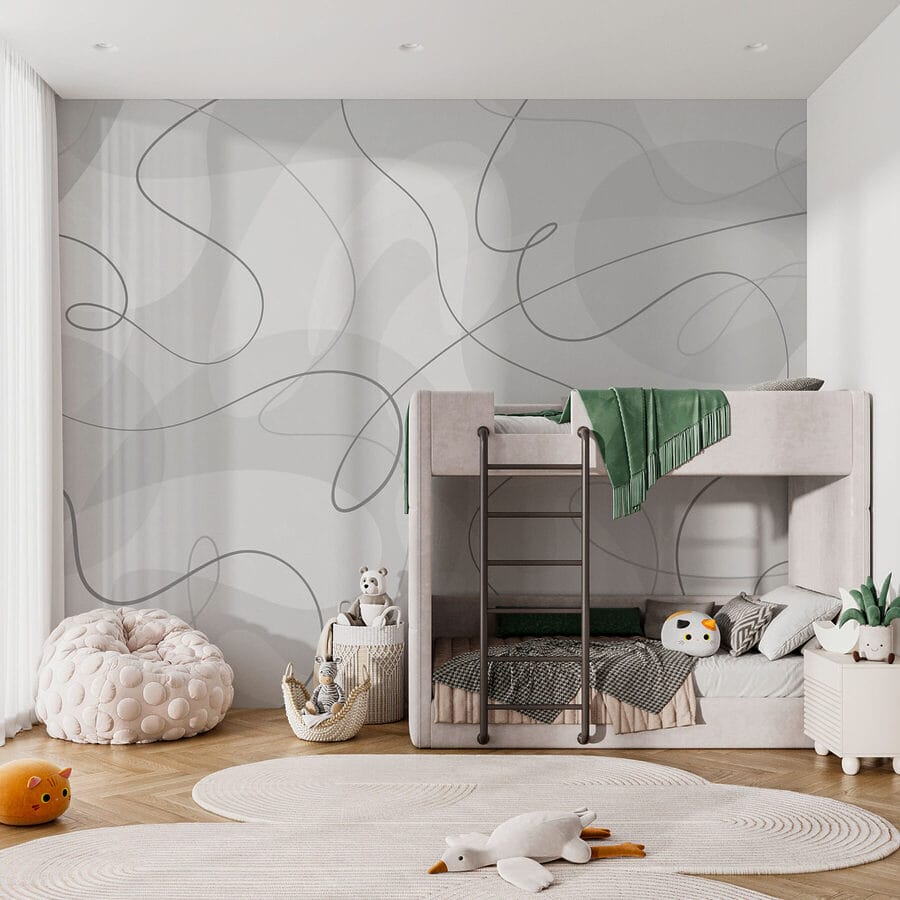 Fond gris et blanc avec lignes