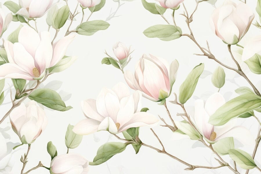 Des fleurs délicates aux teintes douces