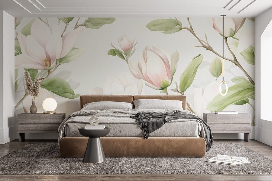 Des fleurs délicates aux teintes douces