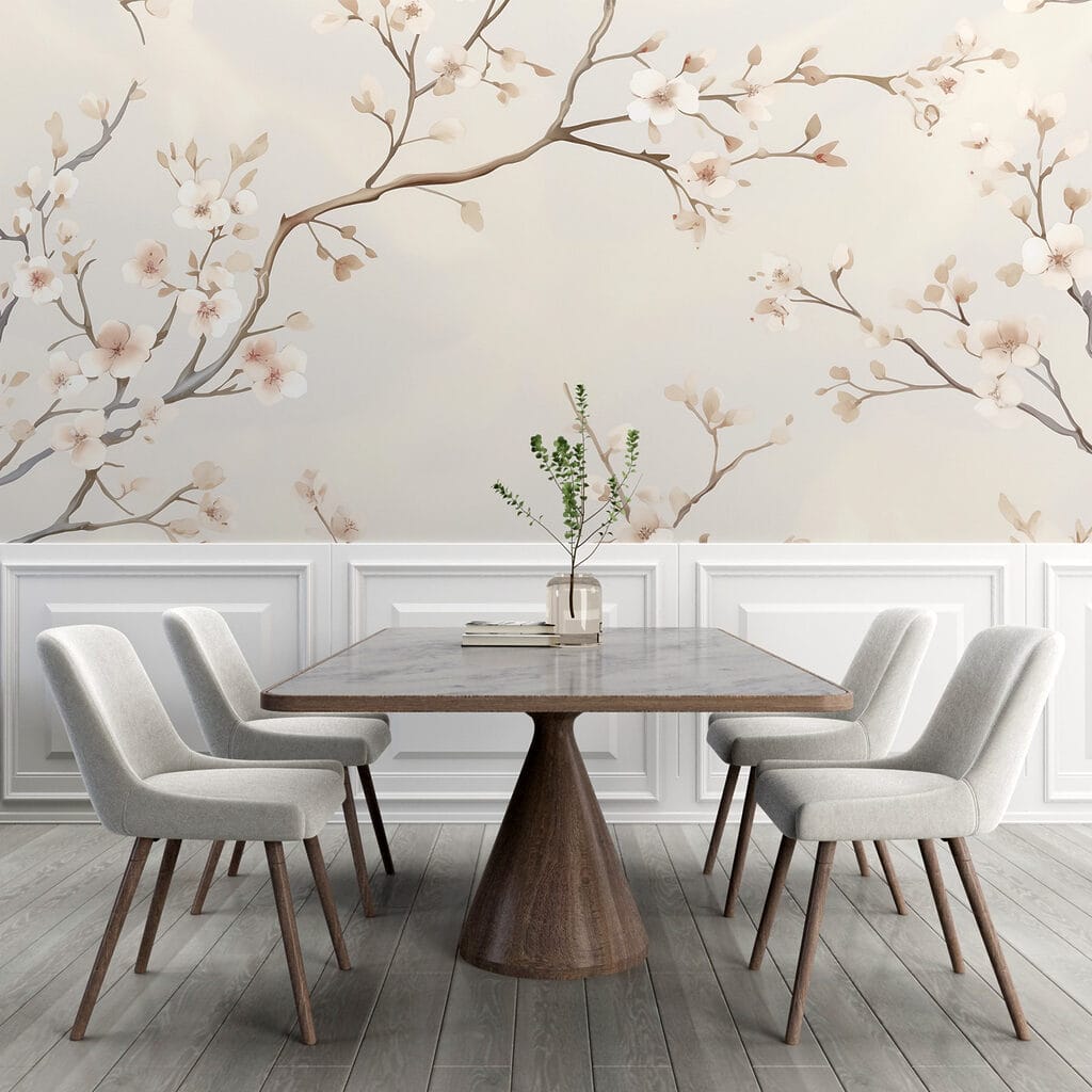 Delicate blossoms on elegant branches Delicate blossoms on elegant branches