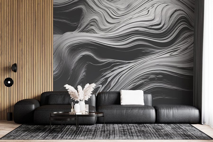 Textures fluides dans des tons monochromes Textures fluides dans des tons monochromes