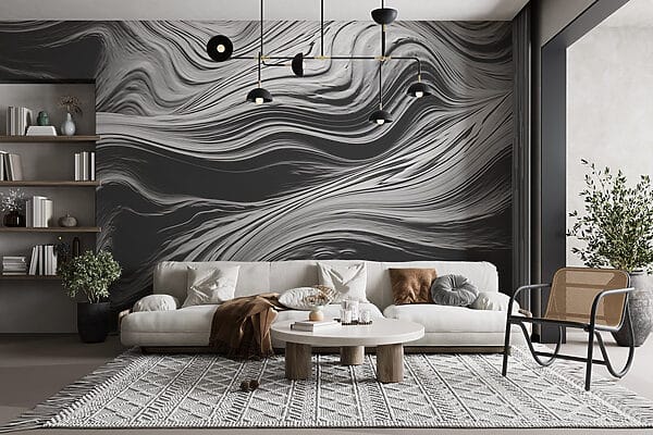Textures fluides dans des tons monochromes Textures fluides dans des tons monochromes