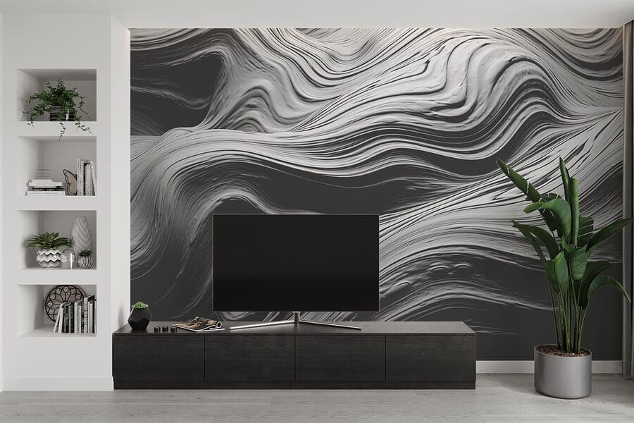 Textures fluides dans des tons monochromes Textures fluides dans des tons monochromes