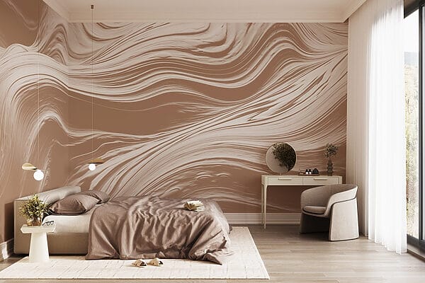 Tourbillons blancs sur une surface Tourbillons blancs sur une surface