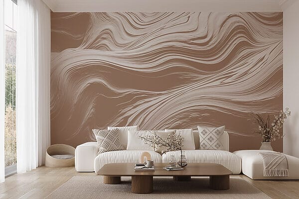 Tourbillons blancs sur une surface Tourbillons blancs sur une surface