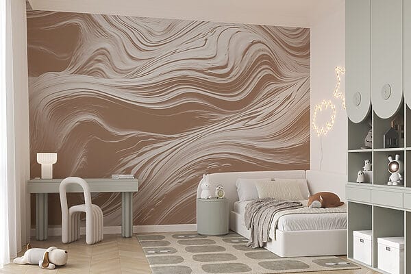 Tourbillons blancs sur une surface Tourbillons blancs sur une surface