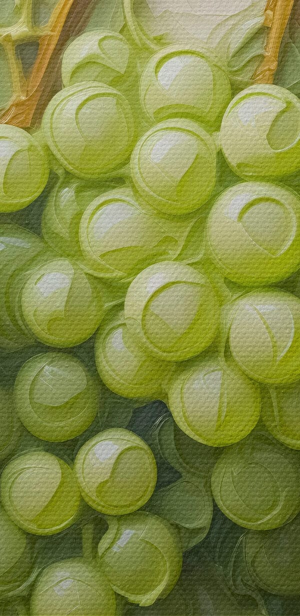 Peinture d'une grappe de raisin Peinture d'une grappe de raisin