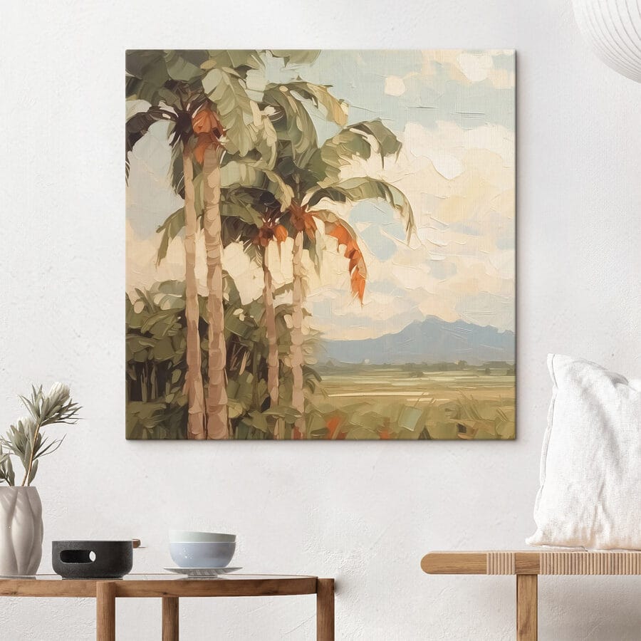 Tableaux Peinture de palmiers