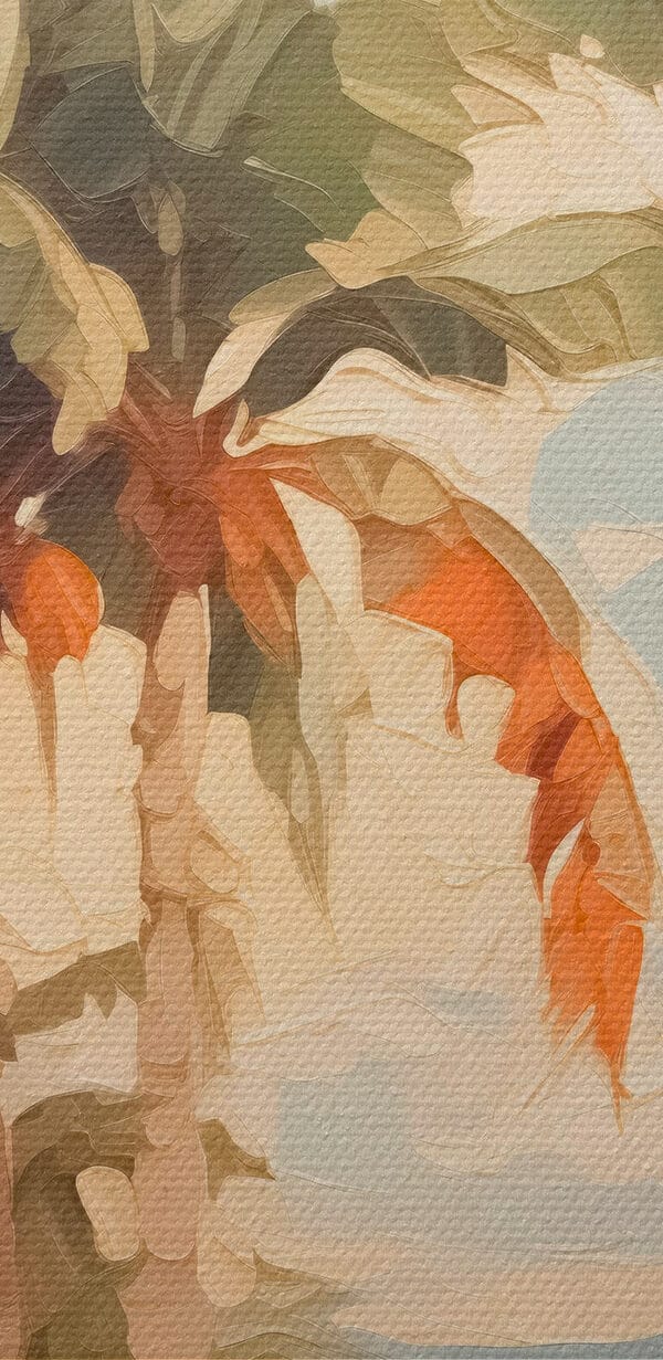 Painting of palm trees
