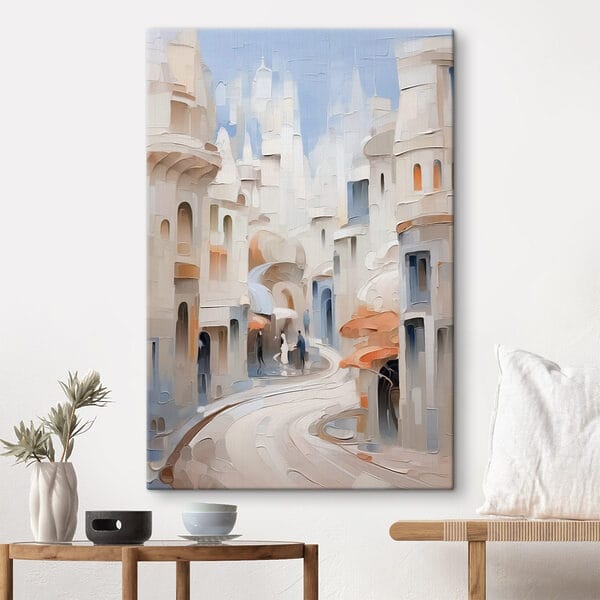 Peinture d'une ville Peinture d'une ville