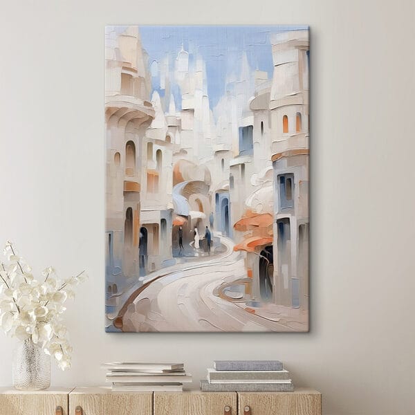 Peinture d'une ville Peinture d'une ville