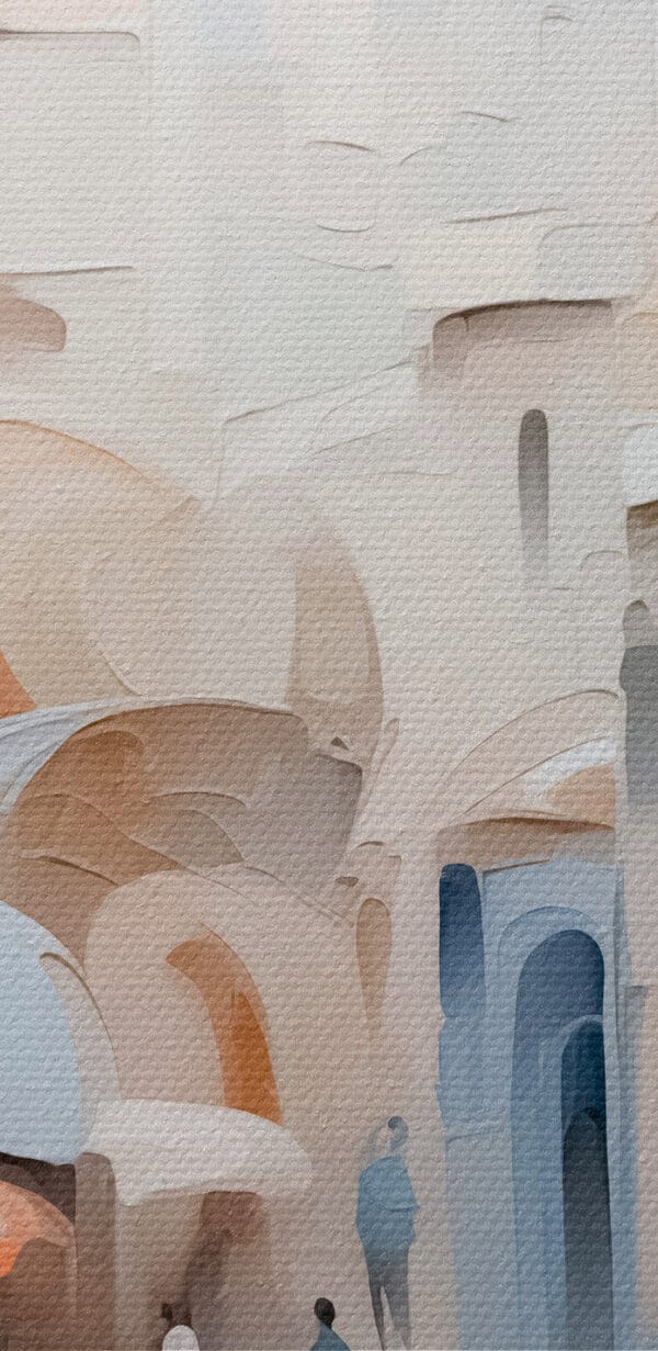 Peinture d'une ville Peinture d'une ville