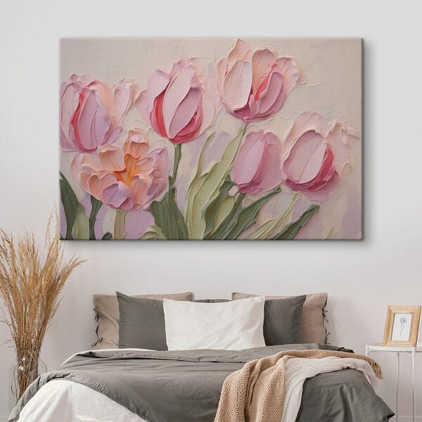 Peinture de fleurs roses Peinture de fleurs roses