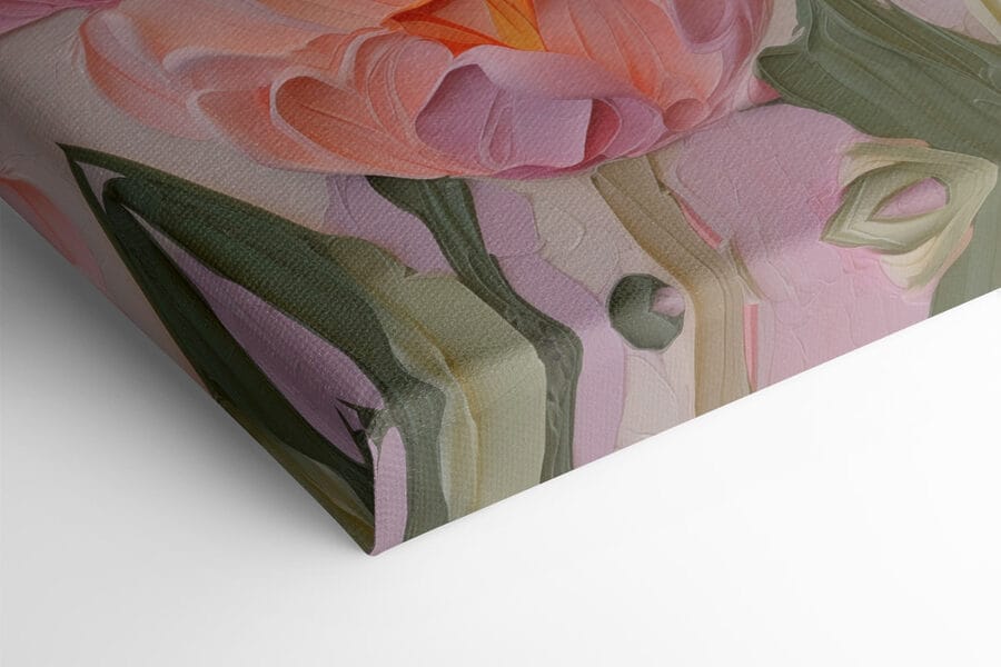 Peinture de fleurs roses Peinture de fleurs roses