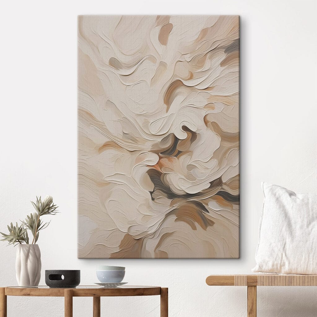 Soft hues in flowing abstraction Soft hues in flowing abstraction