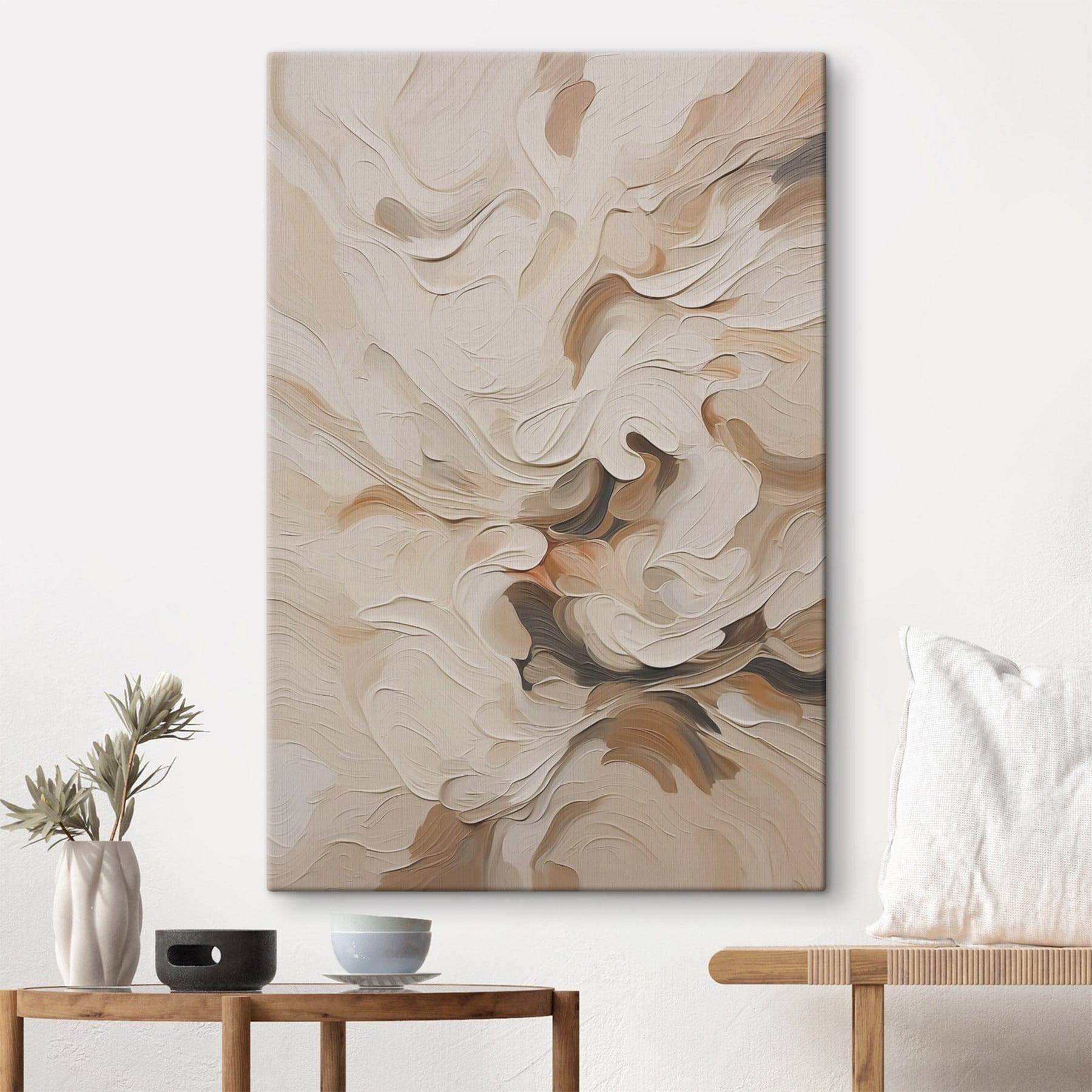 Soft hues in flowing abstraction Soft hues in flowing abstraction