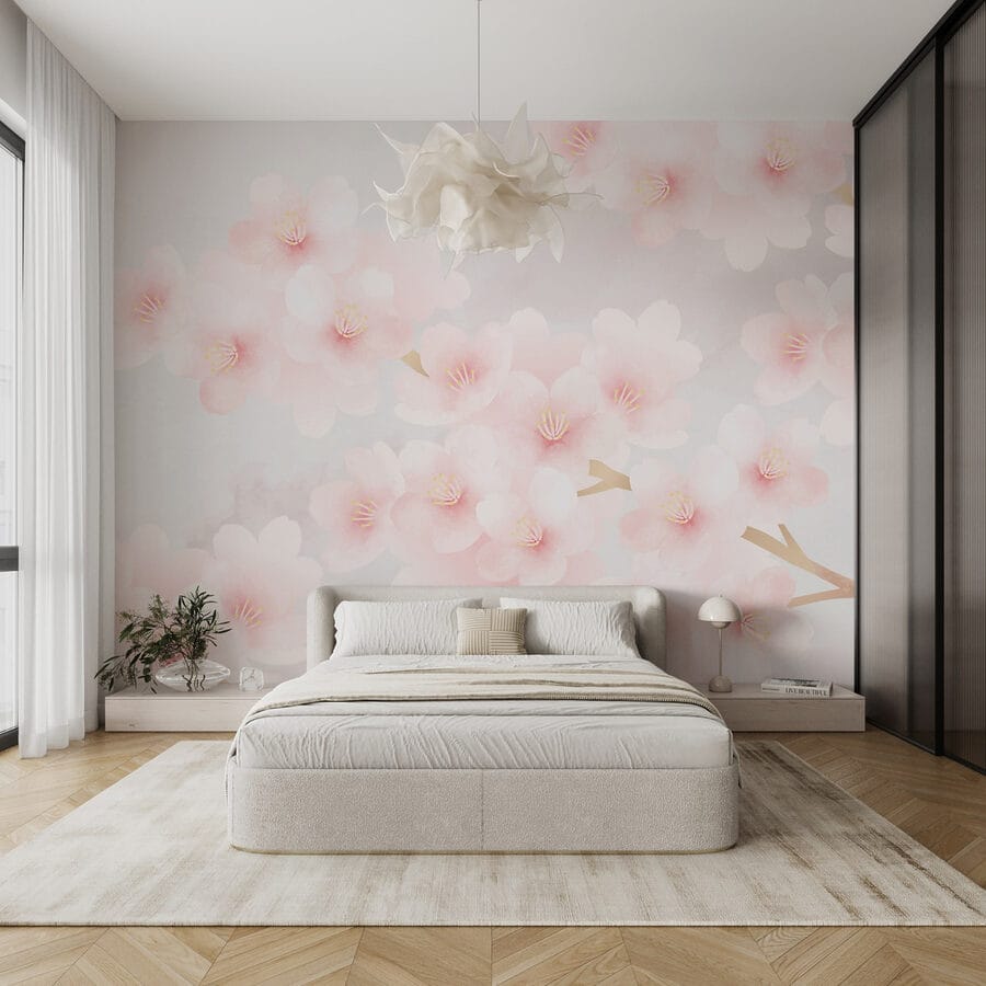 Des fleurs délicates aux teintes douces
