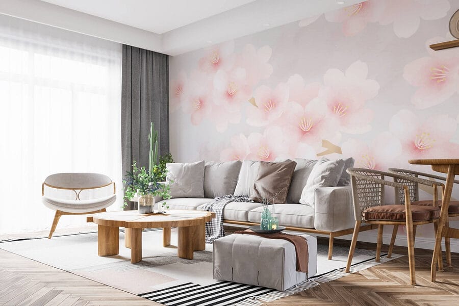 Des fleurs délicates aux teintes douces