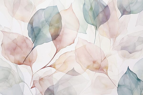 Les teintes douces des feuilles délicates. Les teintes douces des feuilles délicates.
