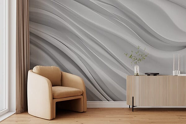 Fond blanc avec lignes ondulées Fond blanc avec lignes ondulées