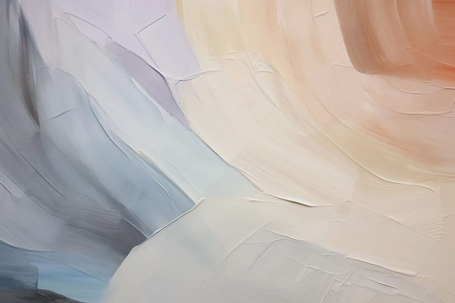Vagues abstraites dans des couleurs douces