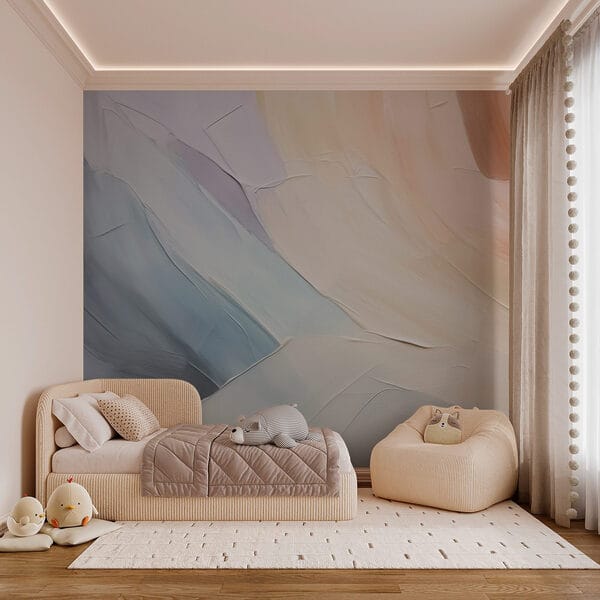 Vagues abstraites dans des couleurs douces Vagues abstraites dans des couleurs douces