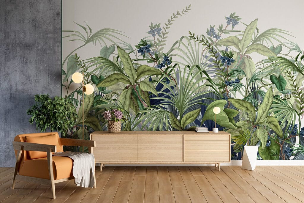 Lush greenery in vibrant display