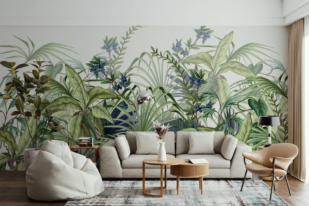 Lush greenery in vibrant display