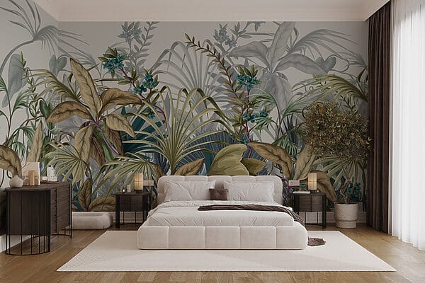 Feuillage vibrant dans un arrangement luxuriant Feuillage vibrant dans un arrangement luxuriant
